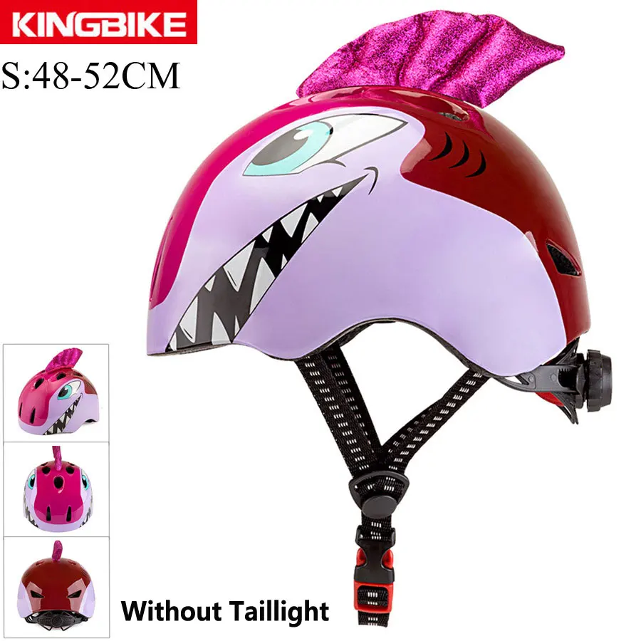 KINGBIKE детский шлем для езды на велосипеде с животными 3-8 лет, велосипедные шлемы, детский уличный мультяшный шлем, Сверхлегкий шлем для катания на коньках, защита головы