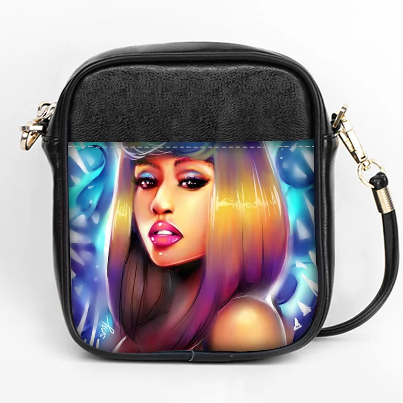 Новое поступление на заказ Nicki Minaj Слинг Сумка на заказ для женщин Слинг сумки на ремне кожа мини девушки Tote вечерние сумки DIY Слинг Сумка