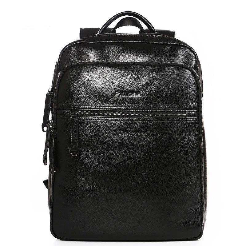 Мужской рюкзак из 100% натуральной кожи вместительные дорожные сумки мужская