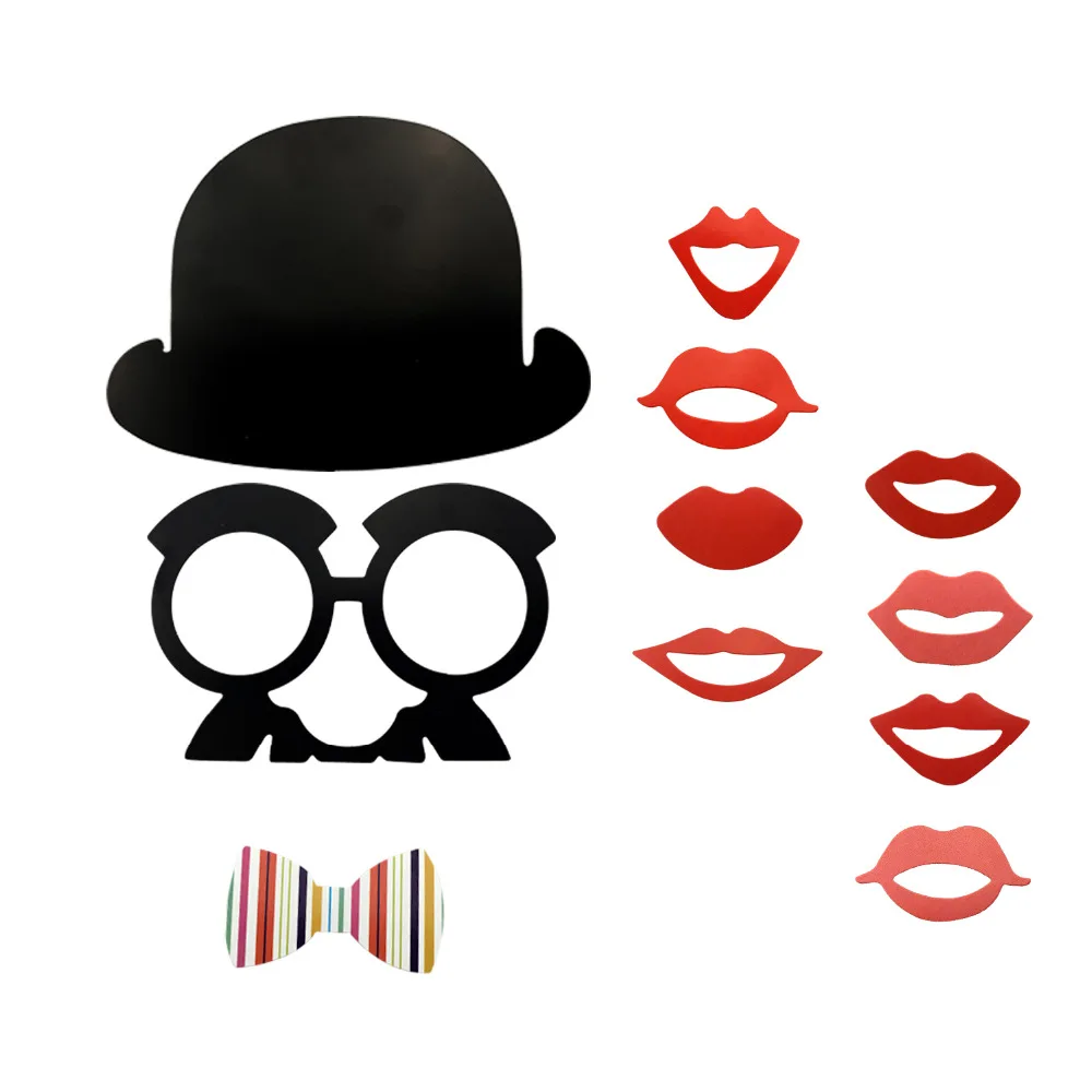 ZOPHIL 31 шт. Свадебные украшения Photobooth реквизит Photo Booth курица вечерние Happy День