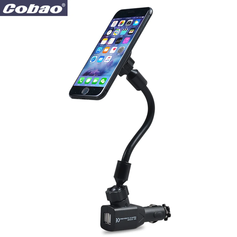 Cobao, магнитный держатель для смартфона, зарядное устройство, 5 В, 1 А, универсальный, 360 градусов, автомобильный держатель для мобильного телефона, зарядное устройство для samsung, Xiaomi, iPhone