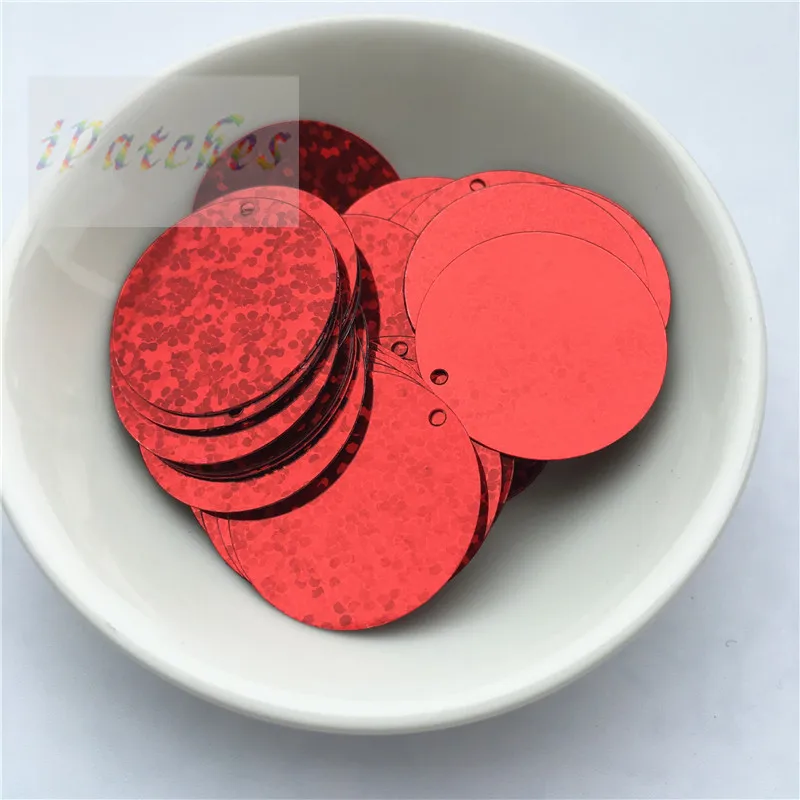 60 шт. плоские и круглые пайетки из ПВХ 25 мм|loose sequins|large sequinssequin paillette |