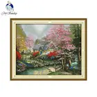 Набор для вышивки крестиком The stream side коттедж 11CT 14CT оптовая продажа комплектов для вышивки крестиком