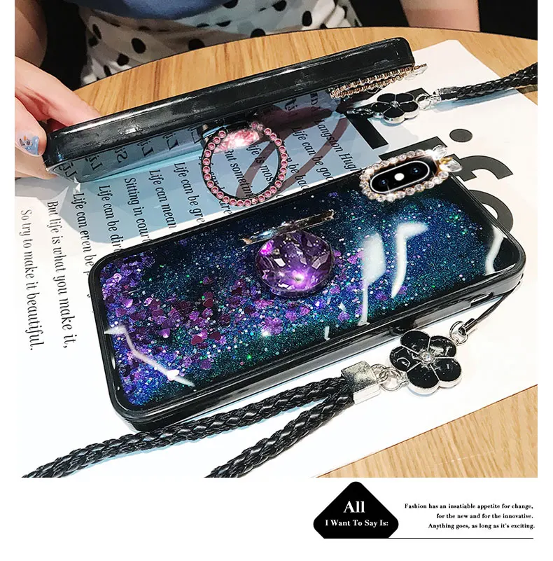 XSMYiss для iPhone 11 Pro MAX 6 6S 7 8 Plus X XS XR Роскошный чехол со стразами телефона стенд колец