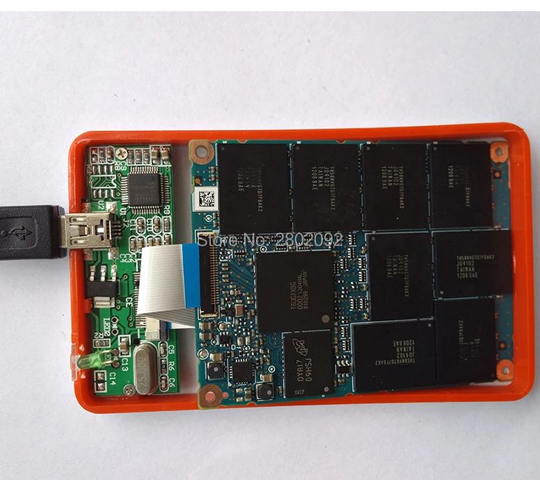 1,8 дюймов SATA LIF 128 Гб ssd и мобильный жесткий диск коробка для air 09 год a1304 mc233 mc234 Замена HS12UHE