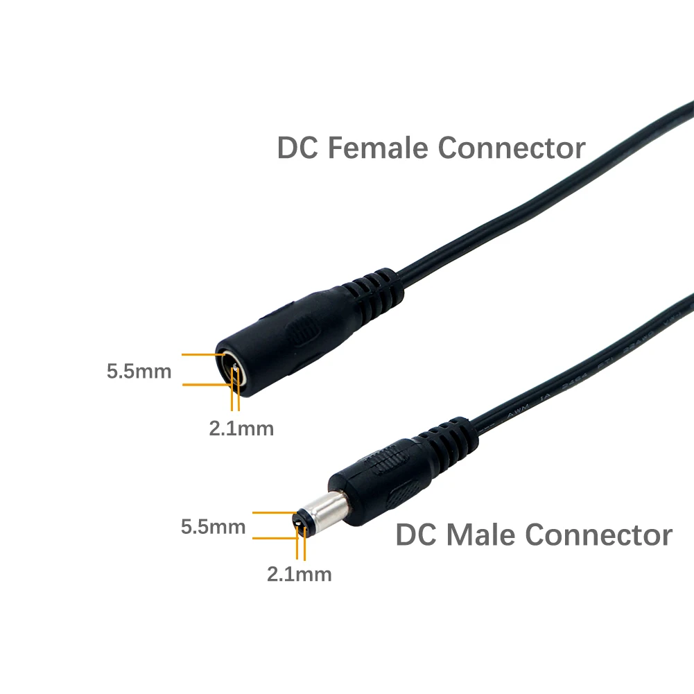 Удлинительный кабель UnvarySam DC 10 м/32 8 футов 2 1 мм x 5 22AWG для светодиодной ленты 12 В 3 А