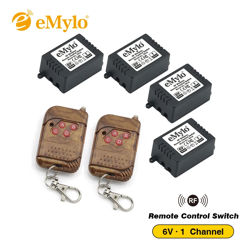 EMylo RF 5V 6V смарт переключатель Беспроводной дистанционного Управление светильник