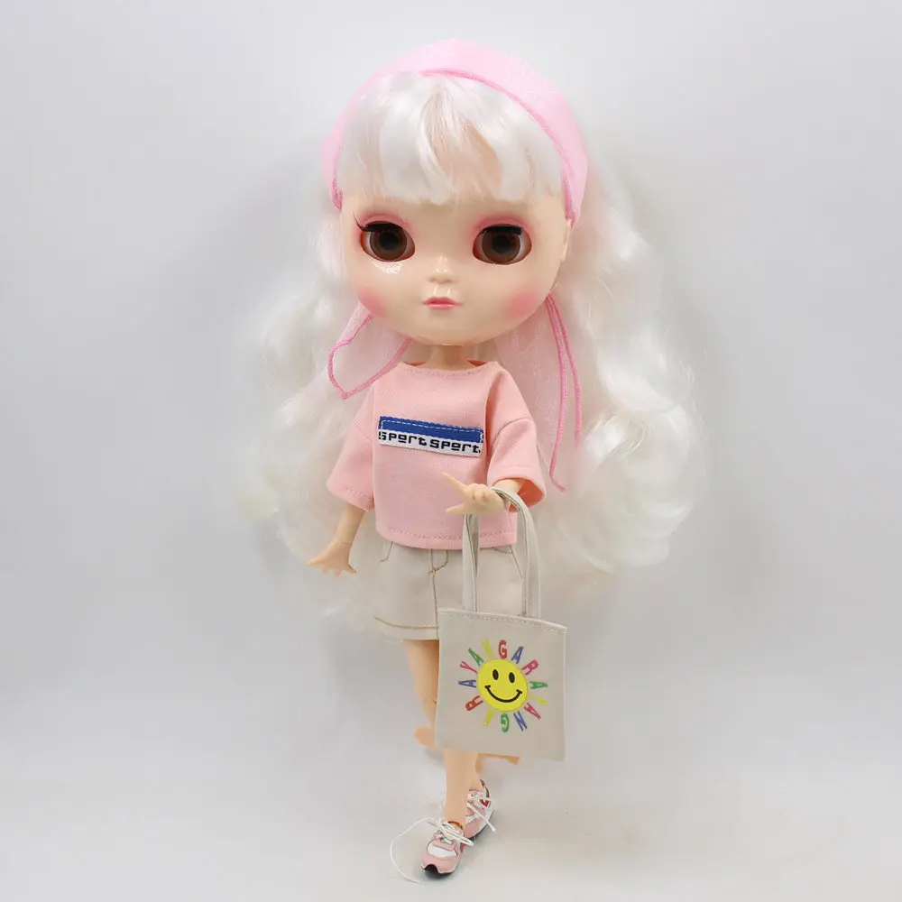 Кукла блайз ICY DBS Blyth DollDBS 1/6 30 см одежда для шарнирных костюмов милый розовый