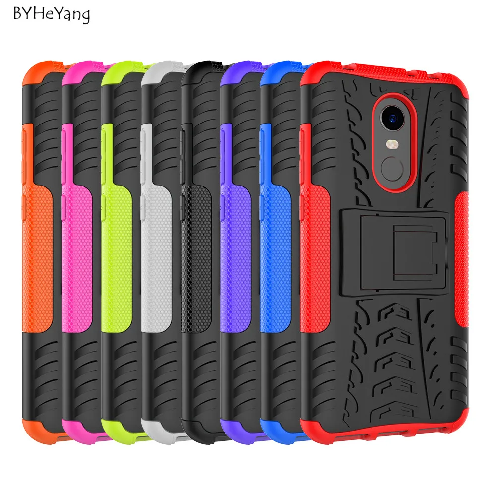 BYHeYang For Xiaomi Redmi 5 Plus Case TPU + PC Armor Shockproof Silicone Back Coque |