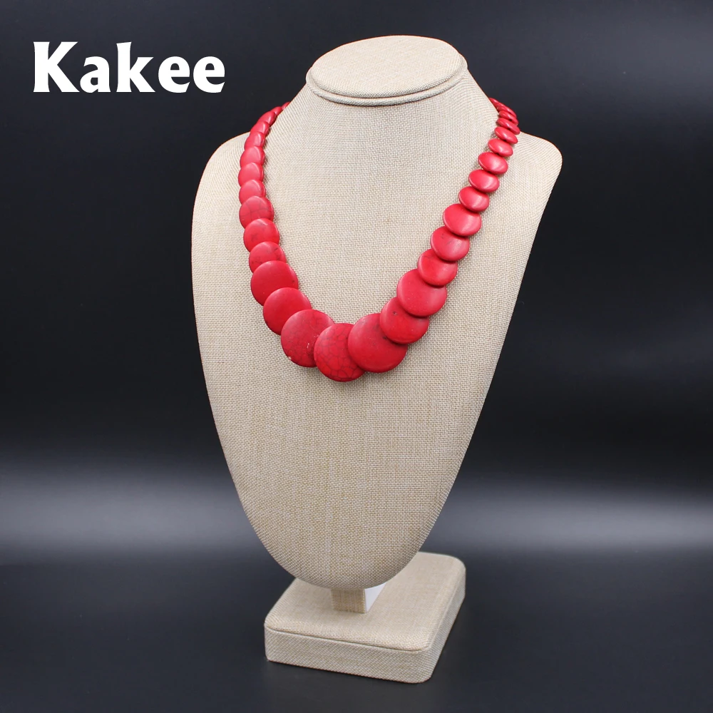 Kakee этнический минималистичный Модный Ювелирный камень круглая нить из бисера