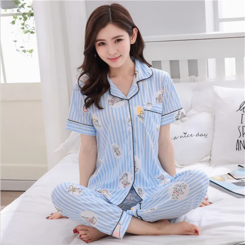 Женские пижамные комплекты одежда для сна из 2 предметов пижамный комплект