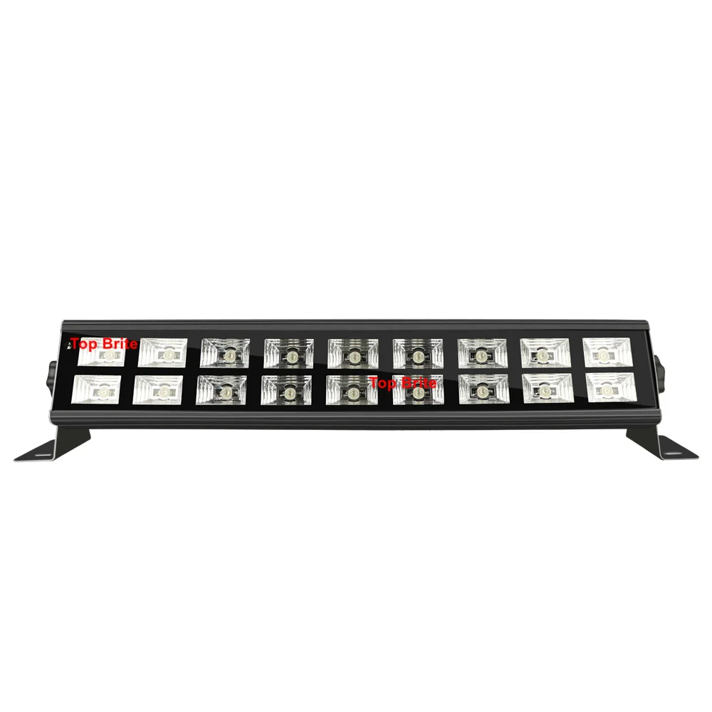 Светодиодный настенный светильник 18x3 Вт сценический s DMX УФ-цвет черный для бара