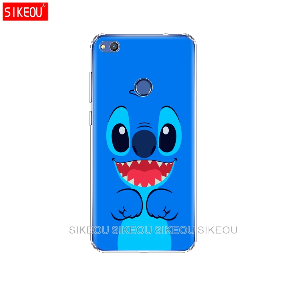 Силиконовый чехол для телефона Huawei P20 P7 P8 P9 P10 Lite Plus Pro 2017 P Smart 2018 coque bumper cute cartoon Lilo