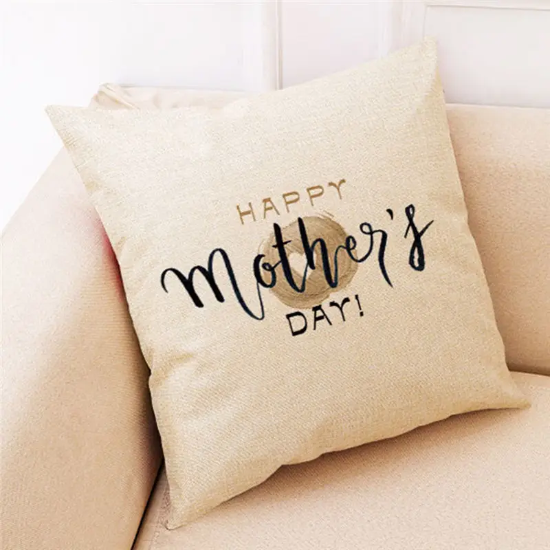 Mother's day Super love Word festival pillow Decorative home sofa cushion cover mom gift factory dropshipping custom case | Дом и сад