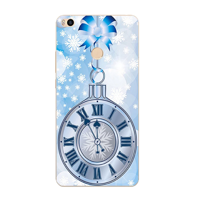 6.44&quot For Xiaomi MAX MAX2 Silicone Phone Case for MIX Shell Thin Mi6 6Plus TPU Bumper Back Cover White Snow Pattern | Мобильные