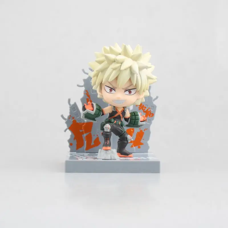 Аниме My Hero academic Kyun Chara Izuku Midoriya Bakugou Katsuki Todoroki Shoto Q версия ПВХ фигурка Коллекционная