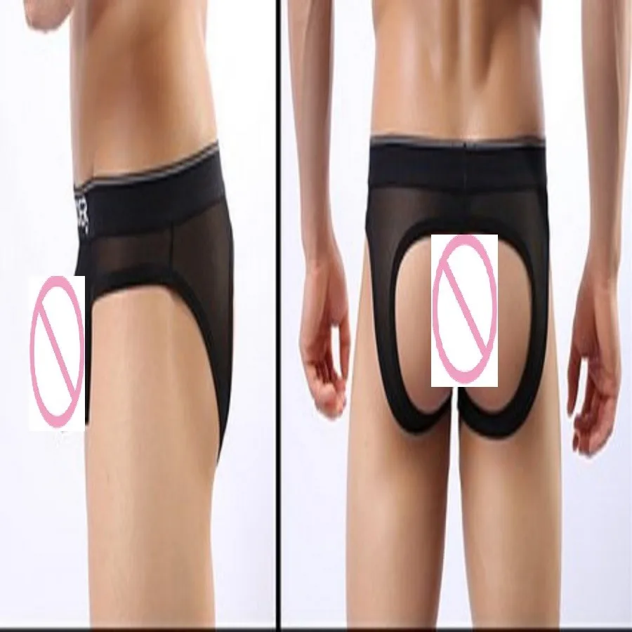 10pcs/lot Transparent Mesh Bulge Pouch Mens Briefs Underwear Sexy Sheer Panties Man High Quality Cuecas |