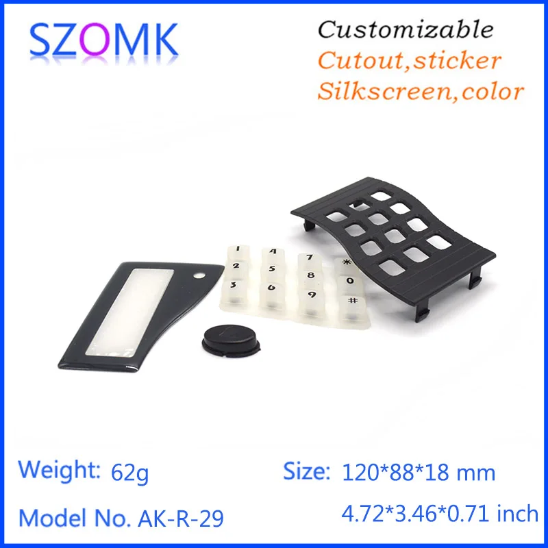 Цельный пластиковый RFID корпус кнопочной панели для pcb распределительного