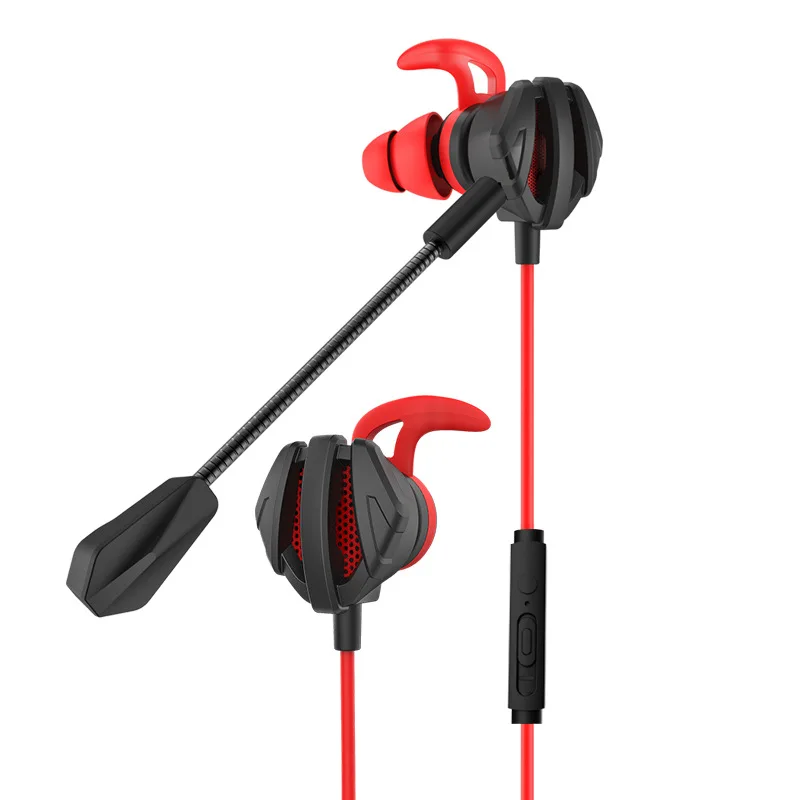 Red headphones Стерео Бас Игровые наушники для Xbox One PS4 гарнитура с микрофоном электронные спортивные наушники для IPhone смартфон геймерская гарнитура G5 - Цвет: Red headphones