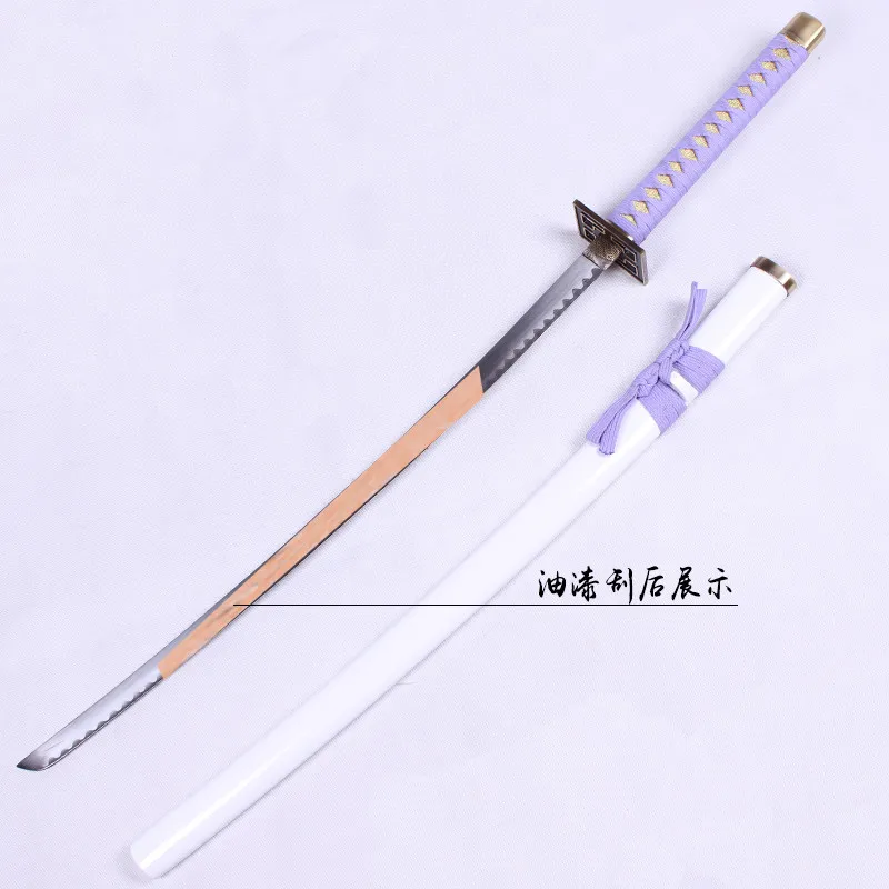Бесплатная доставка отбеливающий аниме косплей меч катана Byakuya Kuchiki