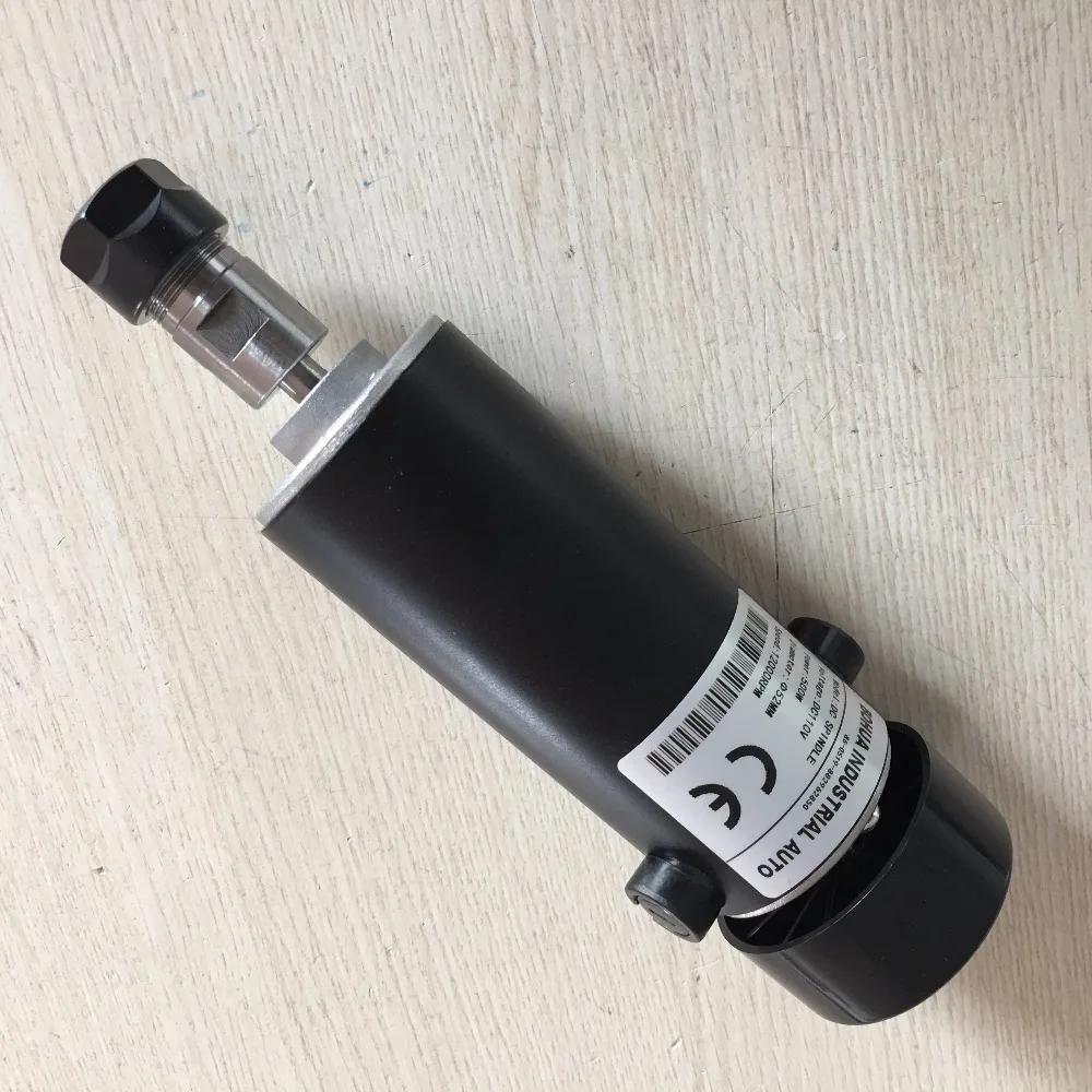 

500W DC spindle motor ER16- 6mm collet 52mm diameter 110VDC CNC Carving Milling Air cold Spindle Motor For Engraving