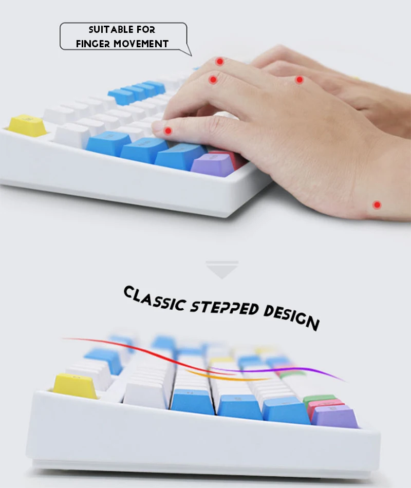 X87/108 PBT лазерная гравировка Keycaps Cherry MX механическая клавиатура Классическая
