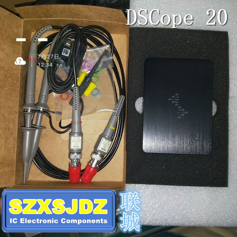 DSCope USB Портативный осциллограф 50 м пропускная способность набор DSLogic
