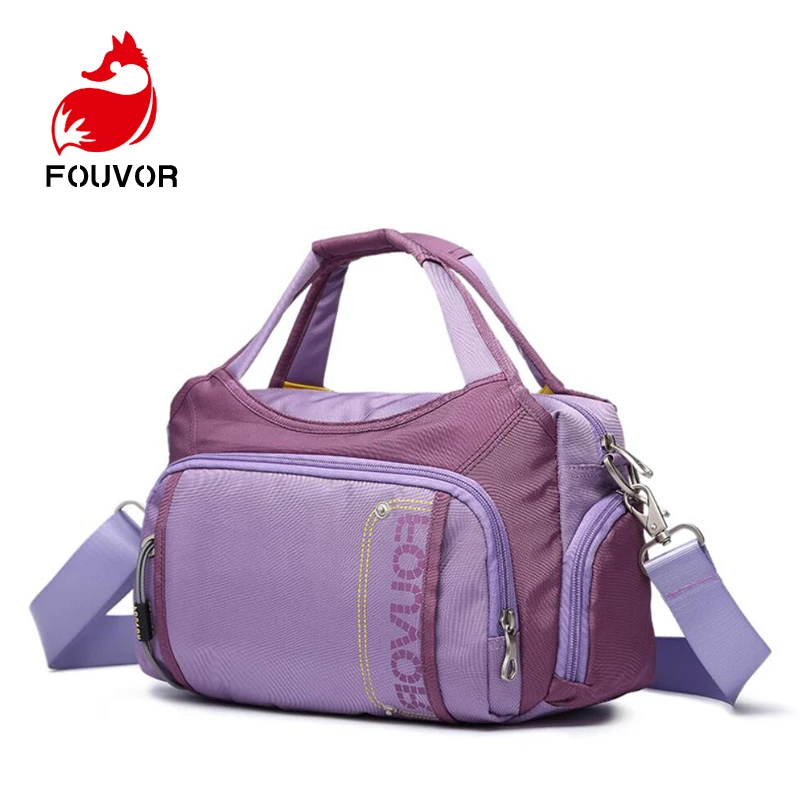 Fouvor женские сумки мессенджеры Высококачественная сумка через плечо из ткани