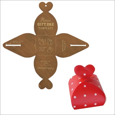 4 шт./лот шаблон деревянной подарочной коробки ручной трафарет формы сделать
