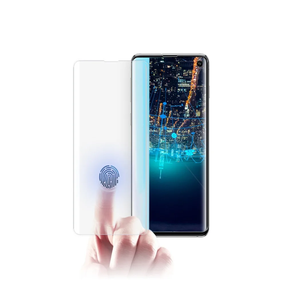 3D полное клеевое Защитное стекло для Samsung S10 Plus закаленное на Galaxy S10Plus S 10 Защитная