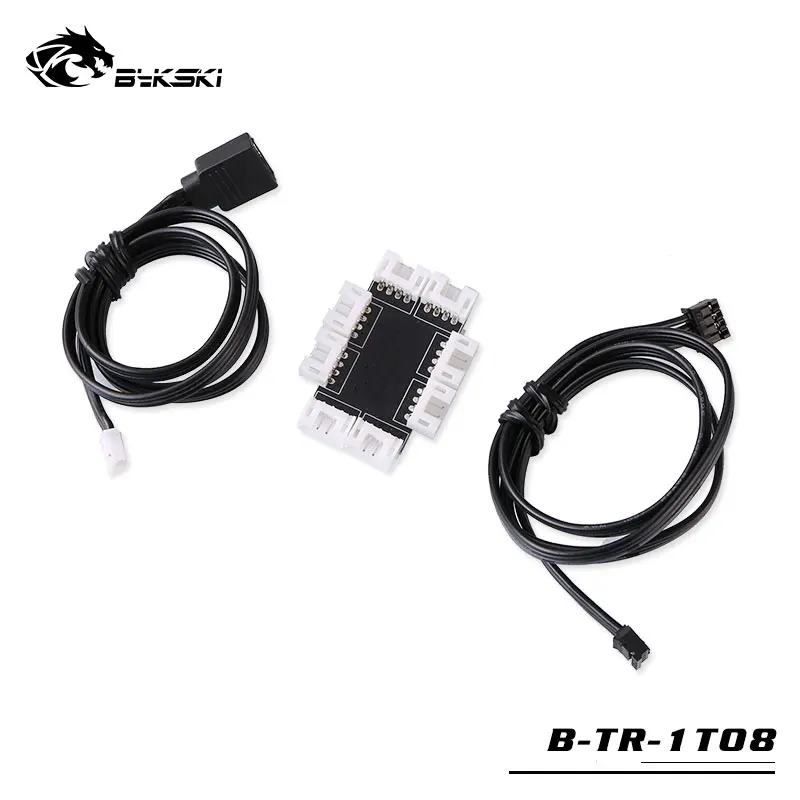 

Bykski B-TR-1TO8,Lighting hub,5V RBW 1 To 8,For RBW Products Synchronous to Motherboard's Extension Cable
