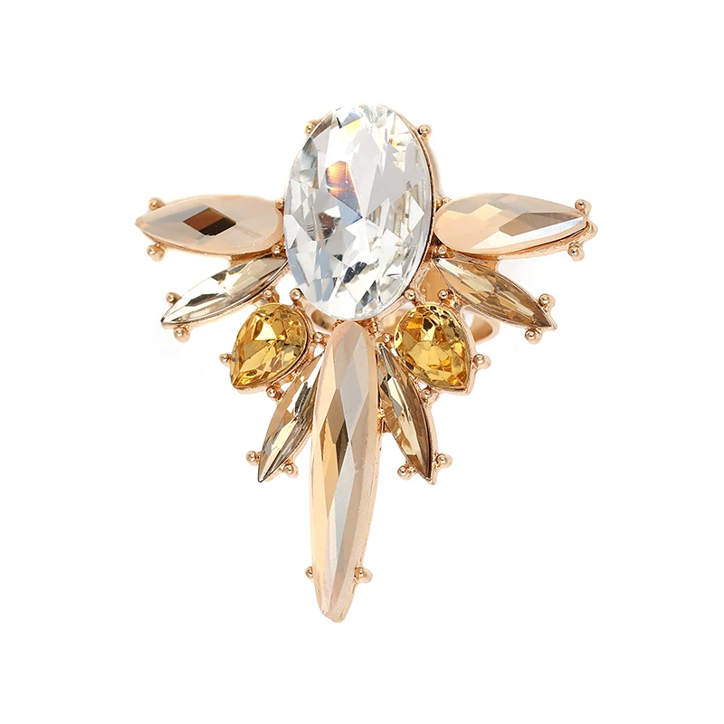 New Sexy Design Multicolored Bohemian Charm Luxury Crystal Adjustable Open Rings Women Wholesale | Украшения и аксессуары