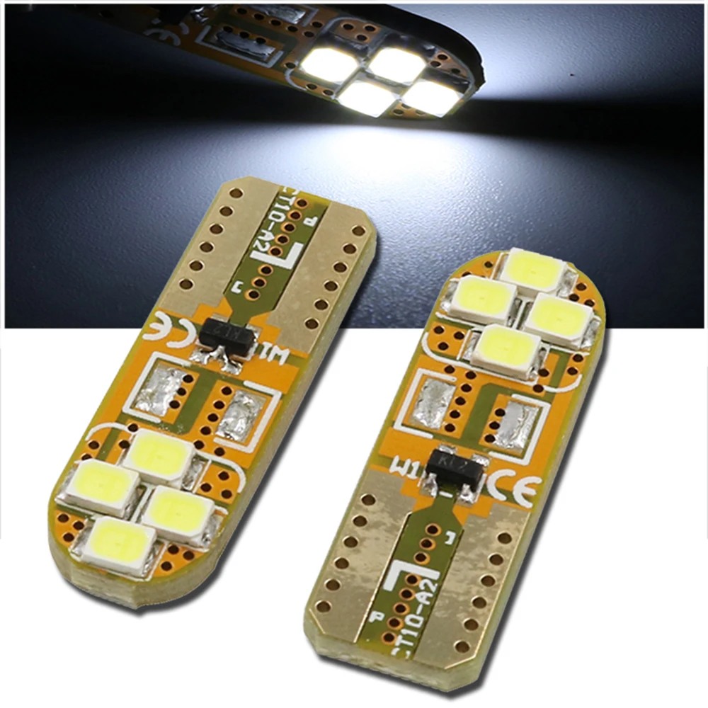 YSY w5w led Canbus T10 168 194 501 8smd 2835 без ошибок автомобильная лампа для заднего чтения 300