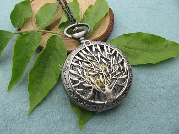 Оптовая продажа смешивать часы Для женщин мужчин Дерево жизни ожерелье