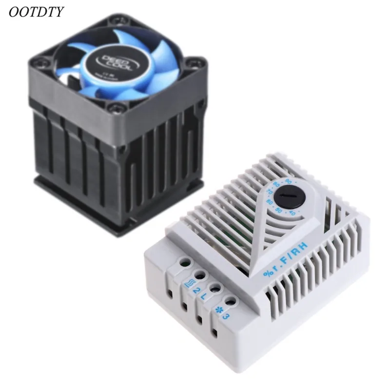 Механический гигростат OOTDTY контроллер влажности подключение вентиляторного