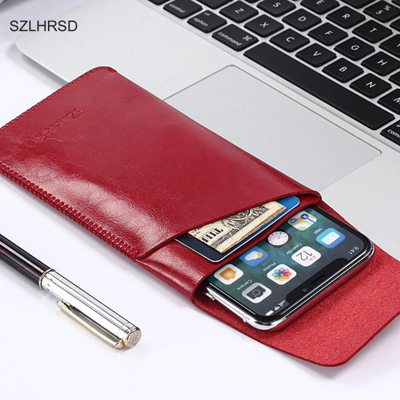 SZLHRSD для Oukitel U18 супер тонкий рукав чехол микрофибра стежка Elephone U Pro сумка