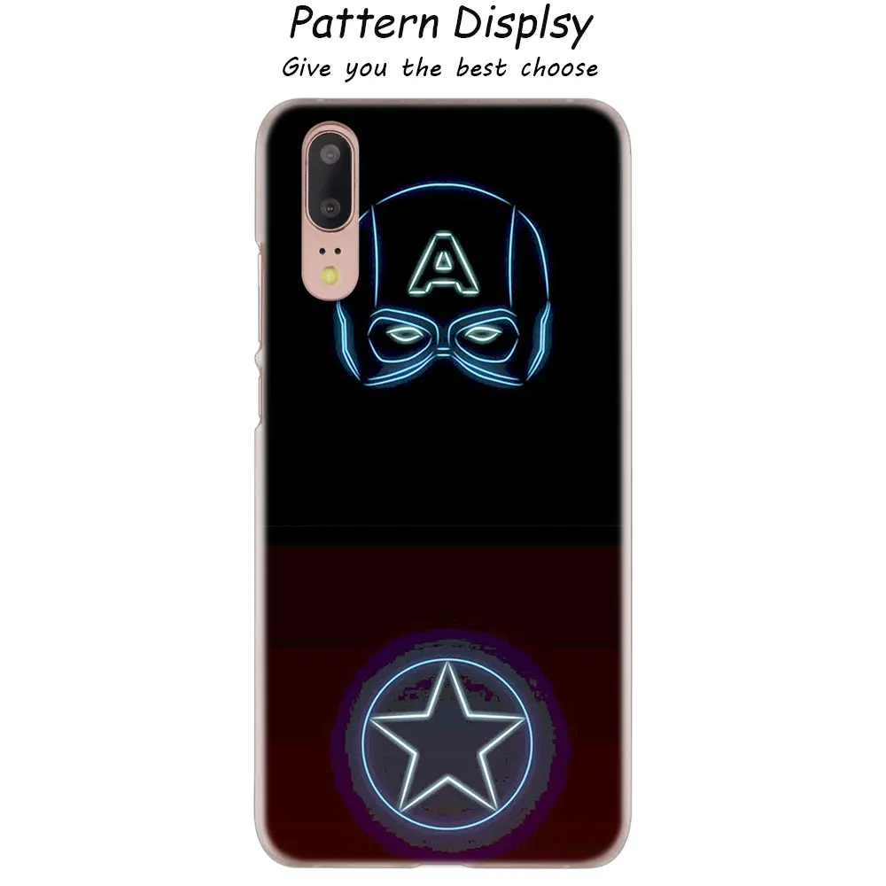 015 Модный жесткий чехол Marvel Hero Капитан Америка для huawei P30 P20 P10 P9 P8 Lite P30 P20 Pro Mini P Smart - Цвет: 015