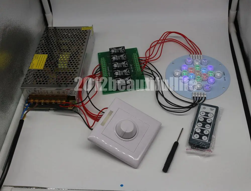 21 светодиодами 5 каналов Led лампа + ldd 350h 5up Драйвер диммер 24V 5A источника питания