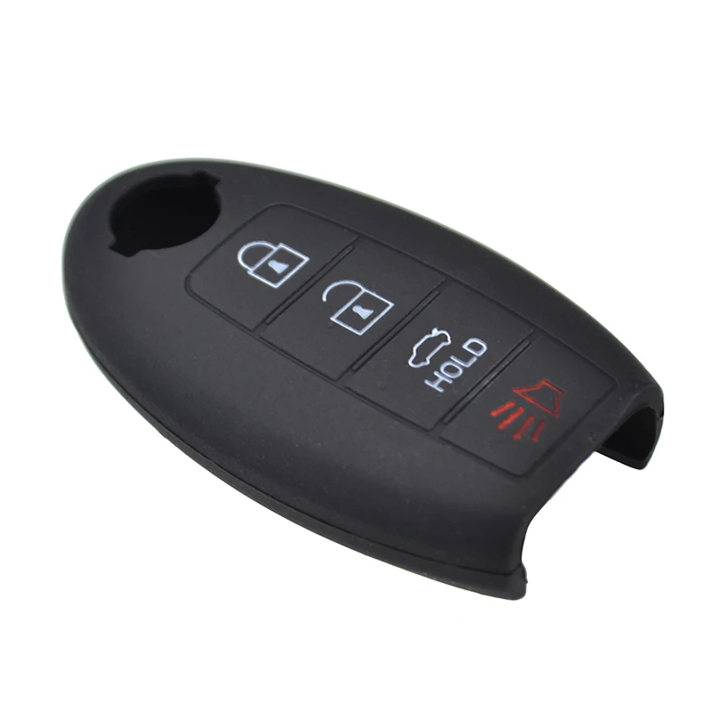 Силиконовый чехол с 4 кнопками для Nissan 370Z Altima Maxima Murano Rogue Sentra Versa Titan|key case for car|car key