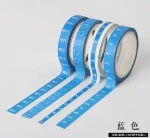 B 4 шт./пакет лента washi недельный план сроки расписание Управления набор "сделай сам" Скрапбукинг журнал проект Happy planner декоративная лента - Цвет: B