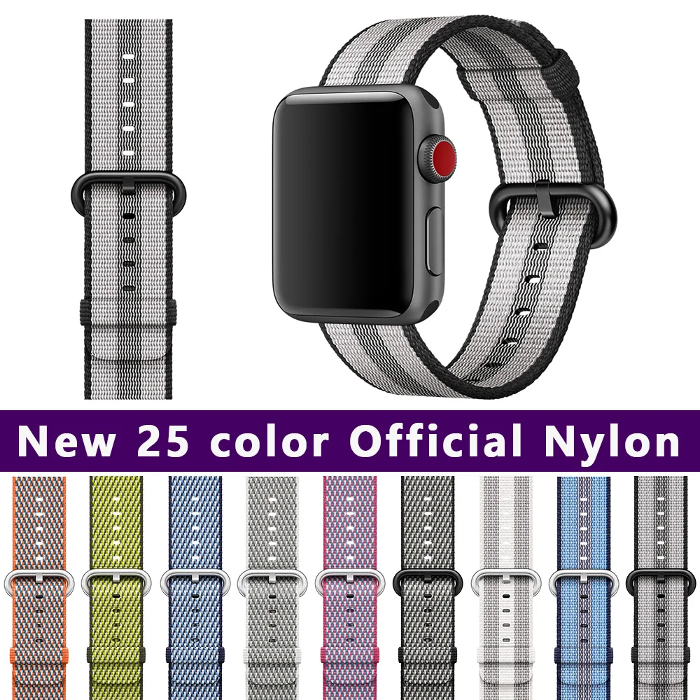 Браслет для apple watch, 44 мм, группа 5, 4, 3, 2, 1, тканый нейлоновый ремешок для iWatch, 40 мм, цветной узор, классическая пряжка