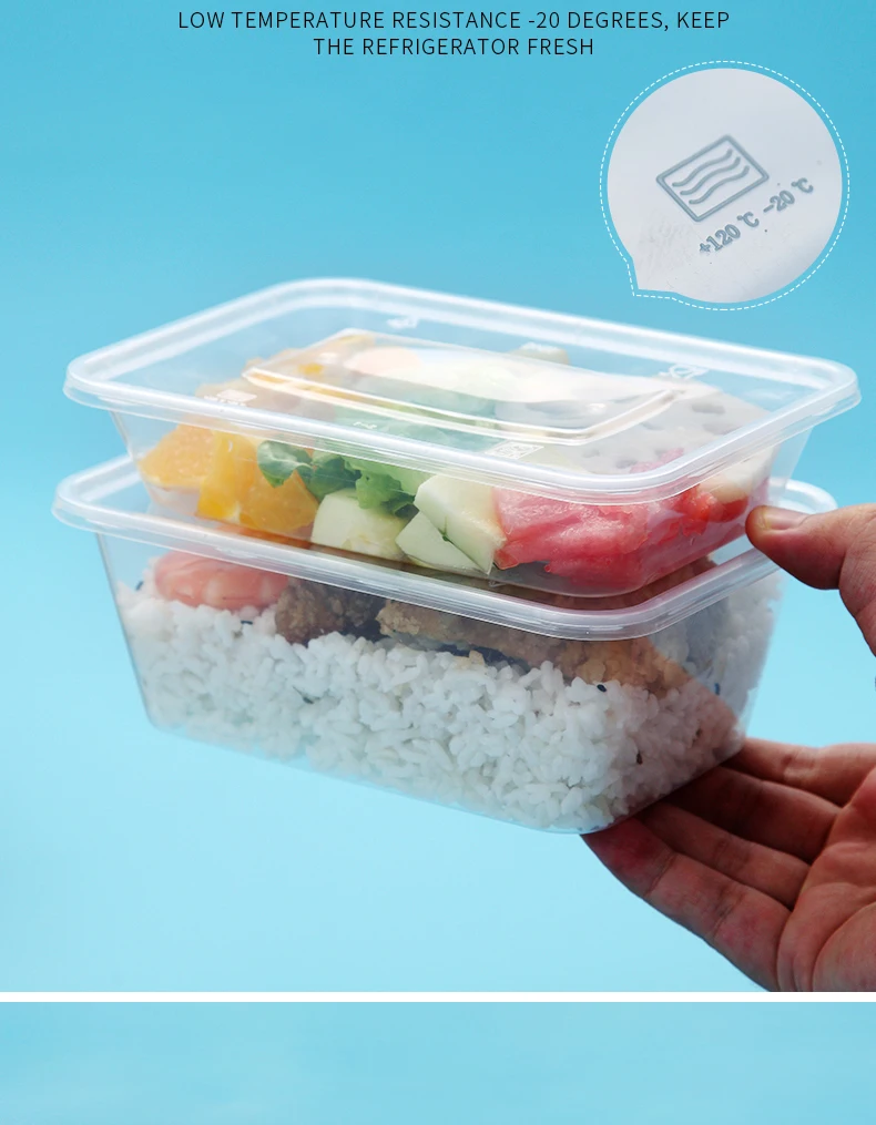 WORTHBUY 10 шт./партия японские одноразовые пищевые контейнеры BPA бесплатно пластиковая коробка для бенто микроволновая печь Ланч-бокс для школы обеденный набор