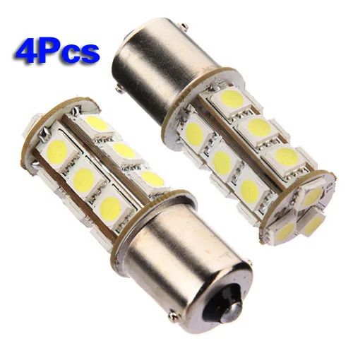 4X Белый 1156 P21W BA15S R10W 18 светодиодный 5050 SMD задний стоп сигнал лампа бокового