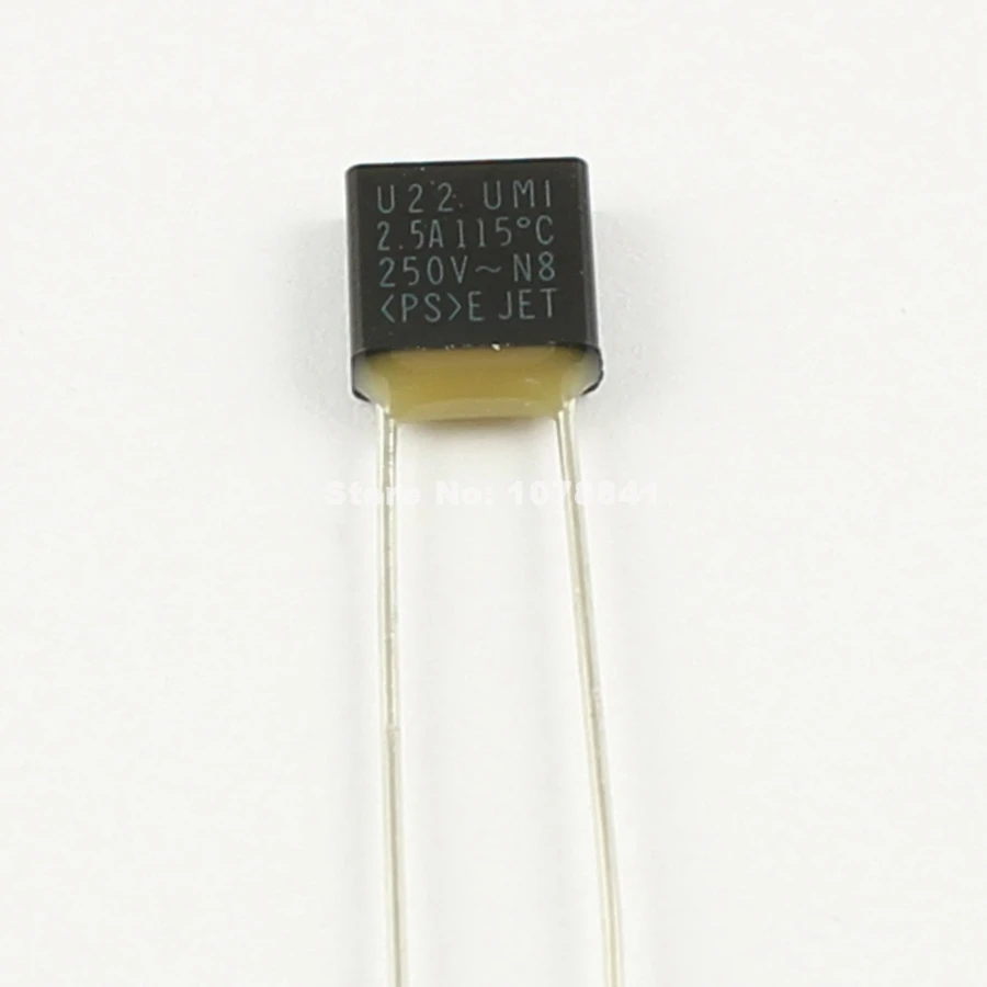 100 шт. в партии ELCUT UMI Microtemp тепловой предохранитель типа U22 TF среза 115 градусов 2.5A 250