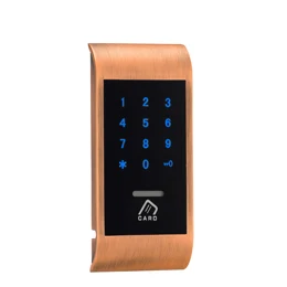 Электронный частный шкафчик замок Смарт Keyless RFID карты сенсорный экран клавиатуры цифровой замок для шкафа - Цвет: Белый
