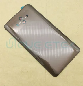 Задняя крышка батарейного отсека для Huawei Mate 10 mate10 Mate 10 Pro Задняя стеклянная крышка + Замена объектива камеры
