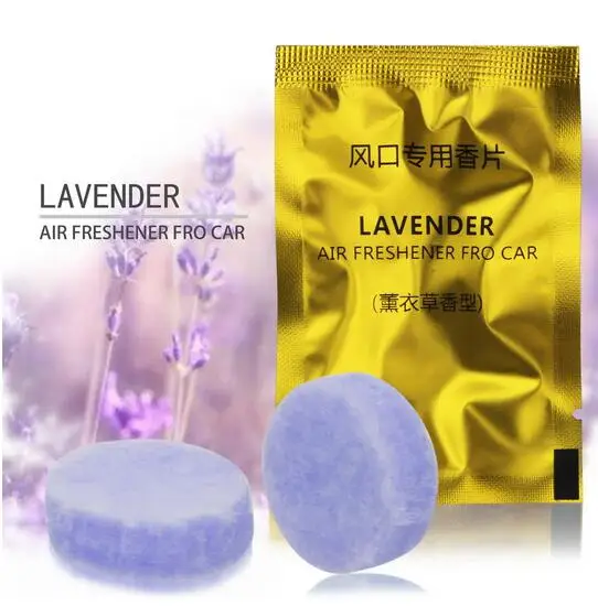 Lavender Ansblue 2 шт./упак. автомобильный освежитель воздуха для зажим для автомобильной вентиляционной решетки твердые духи Замена духи интерьерные аксессуары 5 ароматизатор для укладки волос - Название цвета: Lavender