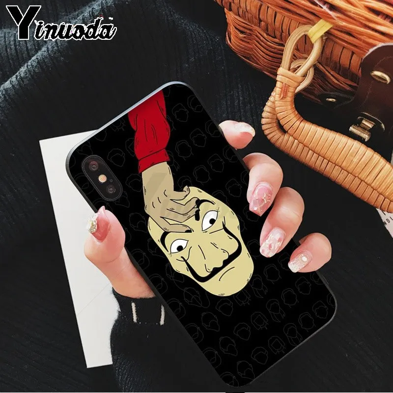 Yinuoda La Casa de papel Customer High Quality Phone Case for Apple iPhone 8 7 6 6S Plus X XS MAX 5 5S SE XR Mobile Cases | Мобильные