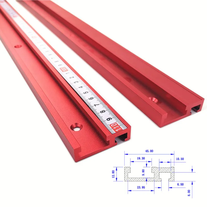 

45 Model Aluminium alloy Miter Track Stop T-tracks and Slot Miter Track Jig Fixture Woodworking DIY Tools for Router Table
