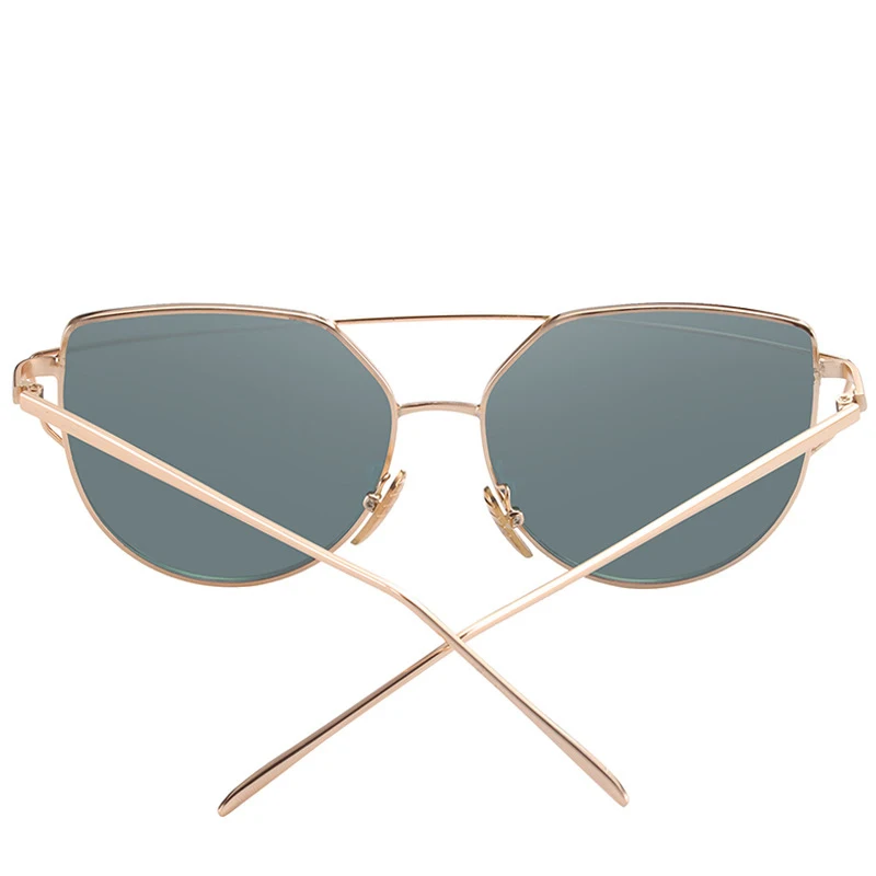 Новинка 2019 модные брендовые солнцезащитные очки кошачий глаз женские